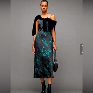 EUC AllSaints Bryony Cosmic Dress